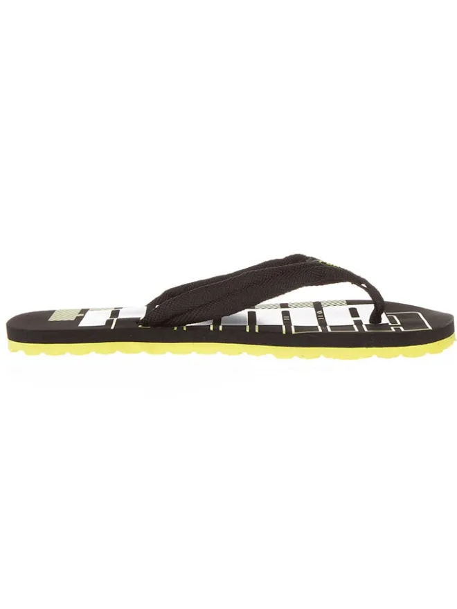 Puma Sandalen·Zehensandalen^Zehentrenner "EPIC FLIP" in Grau/ Gelb