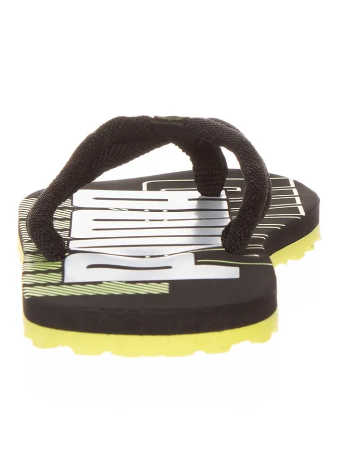 Puma Sandalen·Zehensandalen^Zehentrenner "EPIC FLIP" in Grau/ Gelb