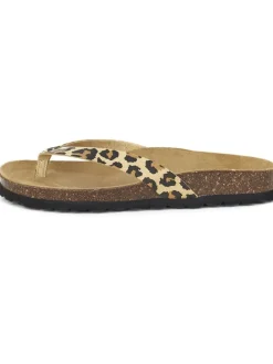 BABUNKERS Family Sandalen^Zehentrenner in Beige/ Braun