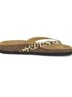 BABUNKERS Family Sandalen^Zehentrenner in Beige/ Braun