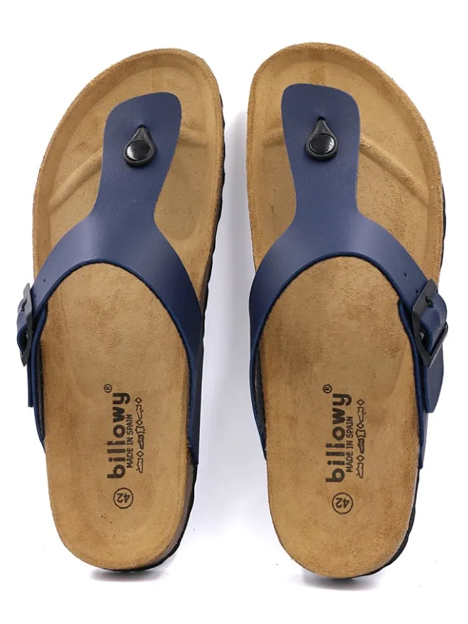 billowy Sandalen & Pantoletten^Zehentrenner in Blau