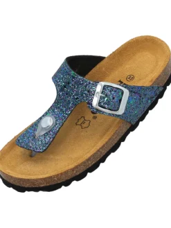 Zehentrenner in blau glitter>palado Discount