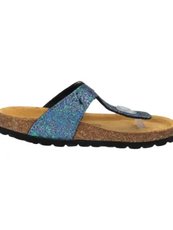 Zehentrenner in blau glitter><noscript><img width=