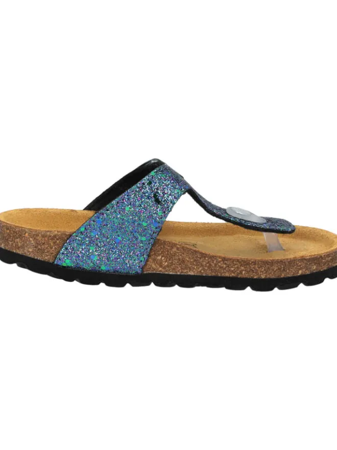 Zehentrenner in blau glitter>palado Discount