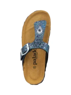 Zehentrenner in blau glitter><noscript><img width=