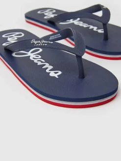 Pepe Jeans FOOTWEAR Sandalen & Pantoletten^Zehentrenner in Dunkelblau
