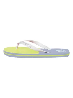 Polo Sylt Sandalen & Pantoletten^Zehentrenner in Gelb/ Hellblau