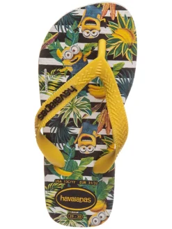 Havaianas Sandalen·Zehensandalen^Zehentrenner in Gelb/ Schwarz