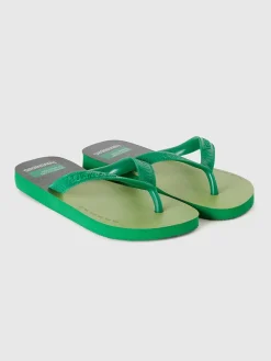 Zehentrenner in Grün>Benetton Discount