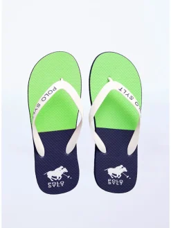 Polo Sylt Sandalen & Pantoletten^Zehentrenner in Grün/ Dunkelblau