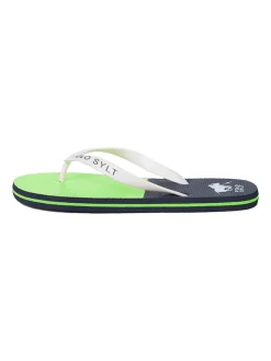 Polo Sylt Sandalen & Pantoletten^Zehentrenner in Grün/ Dunkelblau