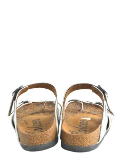 Calceo Sandalen^Zehentrenner in Hellblau/ Bunt