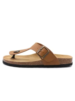 billowy Sandalen & Pantoletten^Zehentrenner in Hellbraun