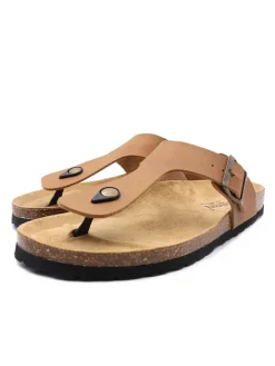 billowy Sandalen & Pantoletten^Zehentrenner in Hellbraun