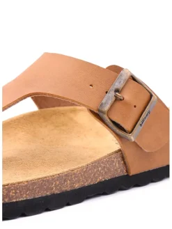 billowy Sandalen & Pantoletten^Zehentrenner in Hellbraun