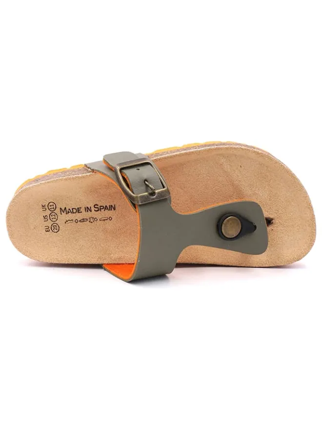 Zehentrenner in Khaki>Little Sky Hot