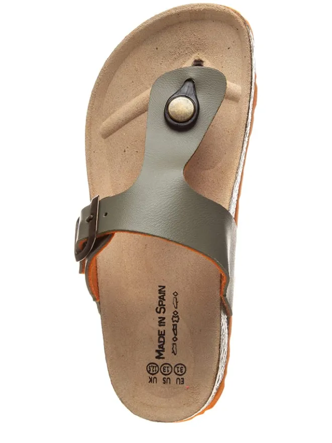 Zehentrenner in Khaki/ Orange>billowy Online