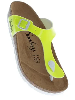 Sunbay Sandalen·Zehensandalen^Zehentrenner in Neongelb