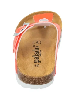 palado Sandalen·Zehensandalen^Zehentrenner in orange neon lack