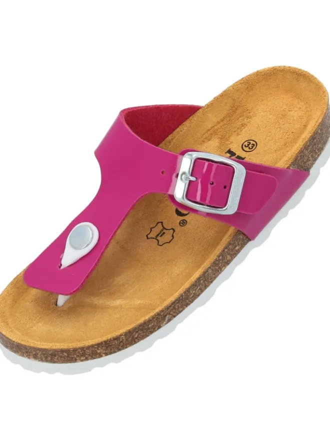 Zehentrenner in pink lack>palado Sale