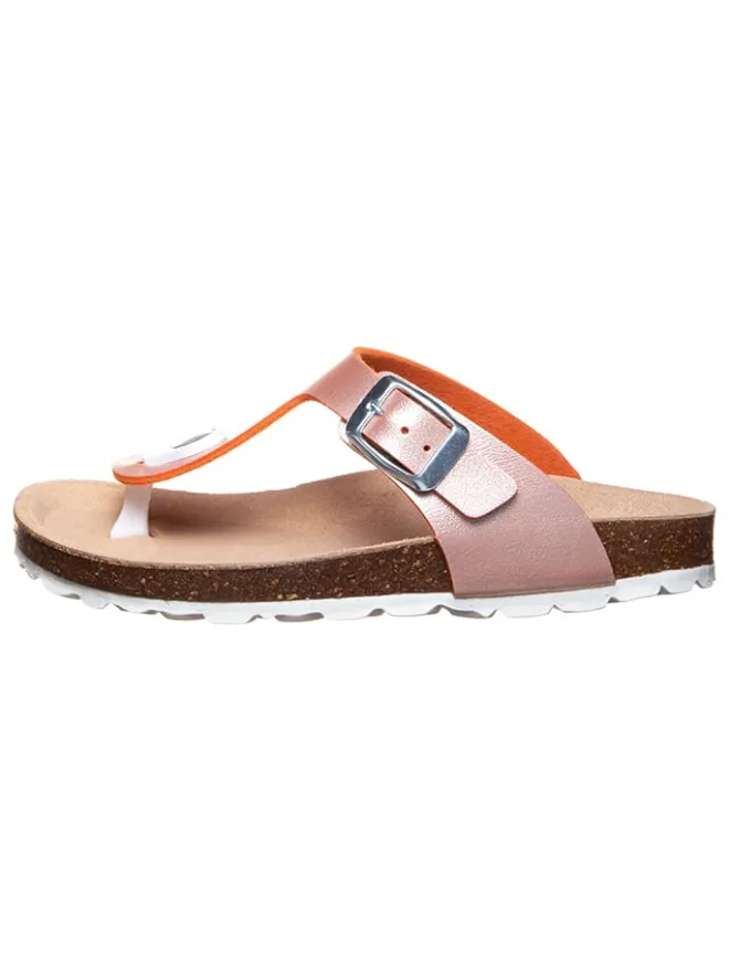 BIO PINGÜIN Sandalen·Zehensandalen^Zehentrenner in Rosa