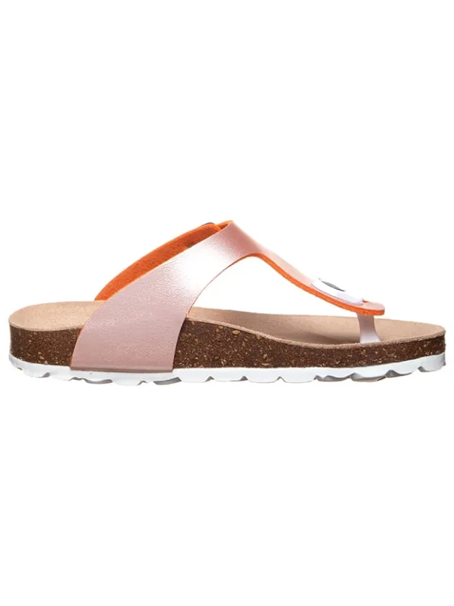 BIO PINGÜIN Sandalen·Zehensandalen^Zehentrenner in Rosa
