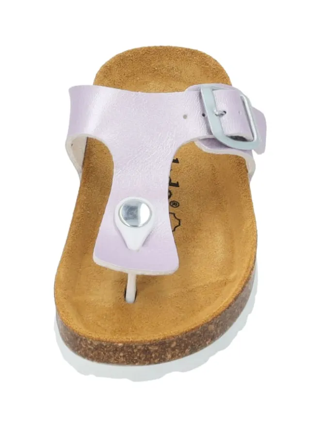 palado Sandalen·Zehensandalen^Zehentrenner in rosa metallic
