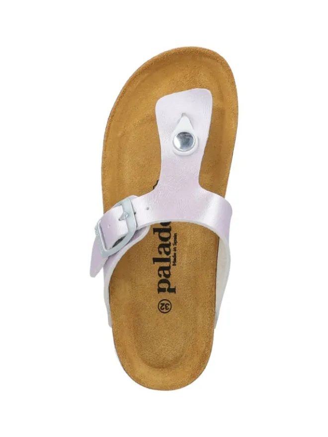 palado Sandalen·Zehensandalen^Zehentrenner in rosa metallic