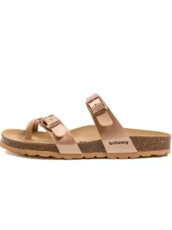 billowy Clogs & Pantoletten^Zehentrenner in Rosegold