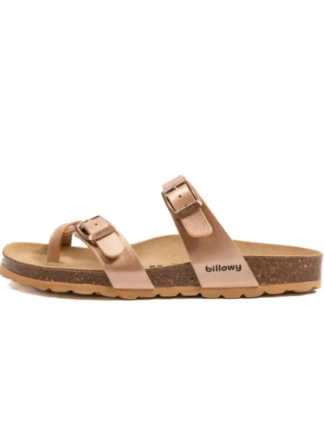 billowy Clogs & Pantoletten^Zehentrenner in Rosegold
