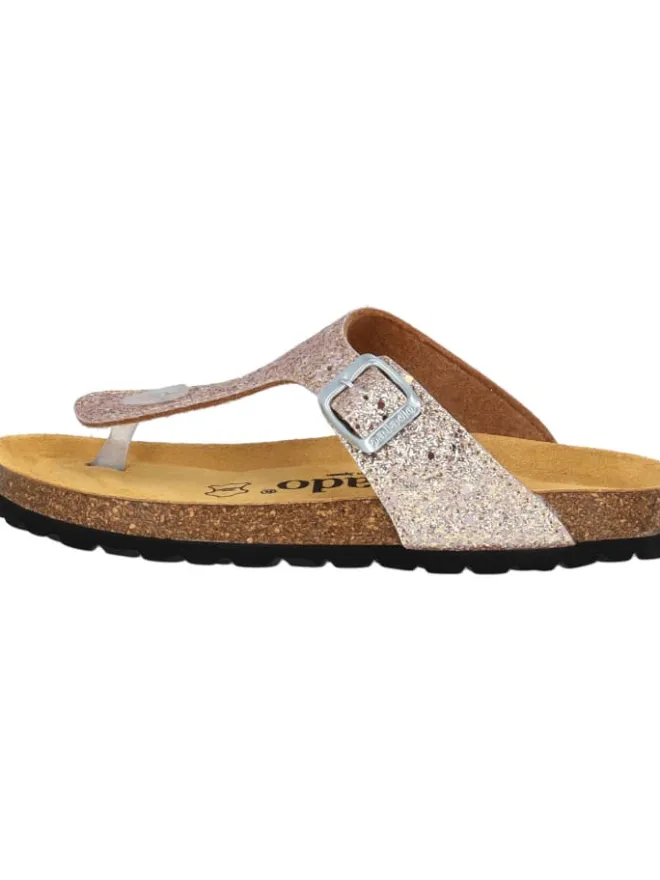 Zehentrenner in rosegold glitter>palado Sale