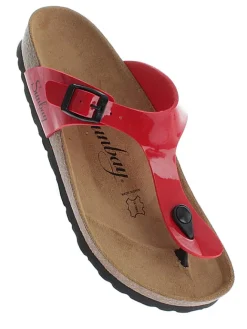 Sunbay Sandalen·Zehensandalen^Zehentrenner in Rot