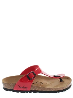 Sunbay Sandalen·Zehensandalen^Zehentrenner in Rot