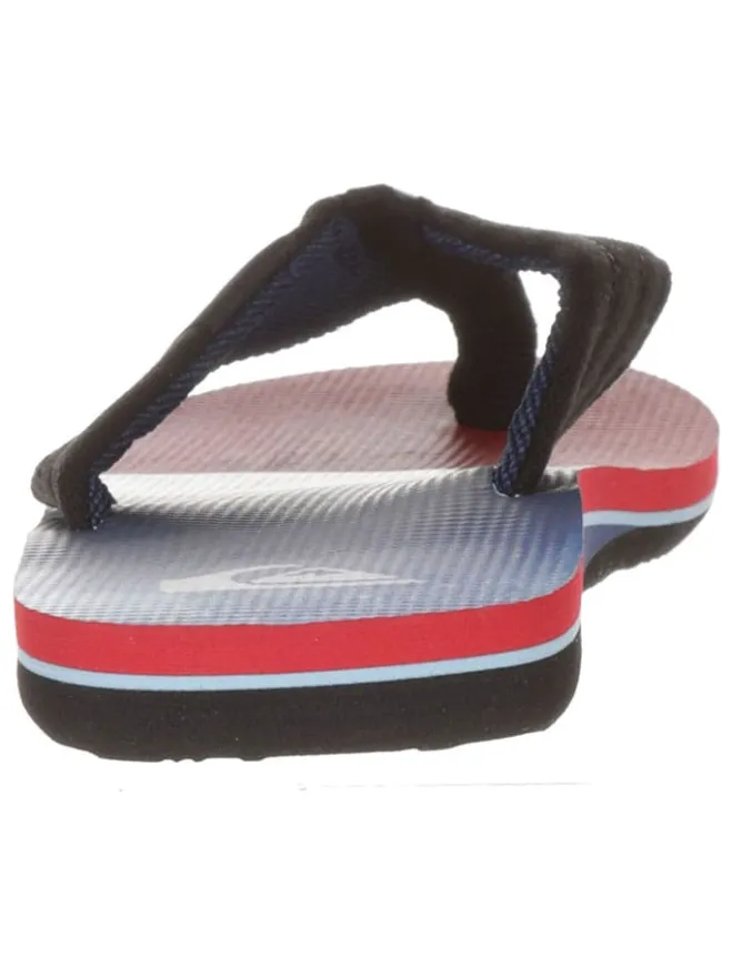 Quiksilver Sandalen|Sandalen·Zehensandalen^Zehentrenner in Rot/ Blau/ Schwarz