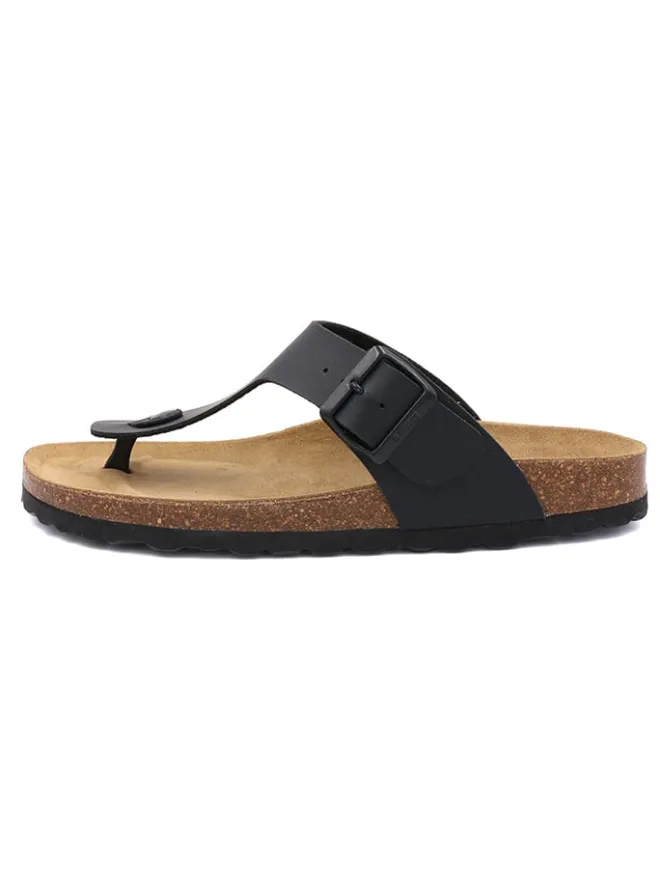 billowy Sandalen & Pantoletten^Zehentrenner in Schwarz