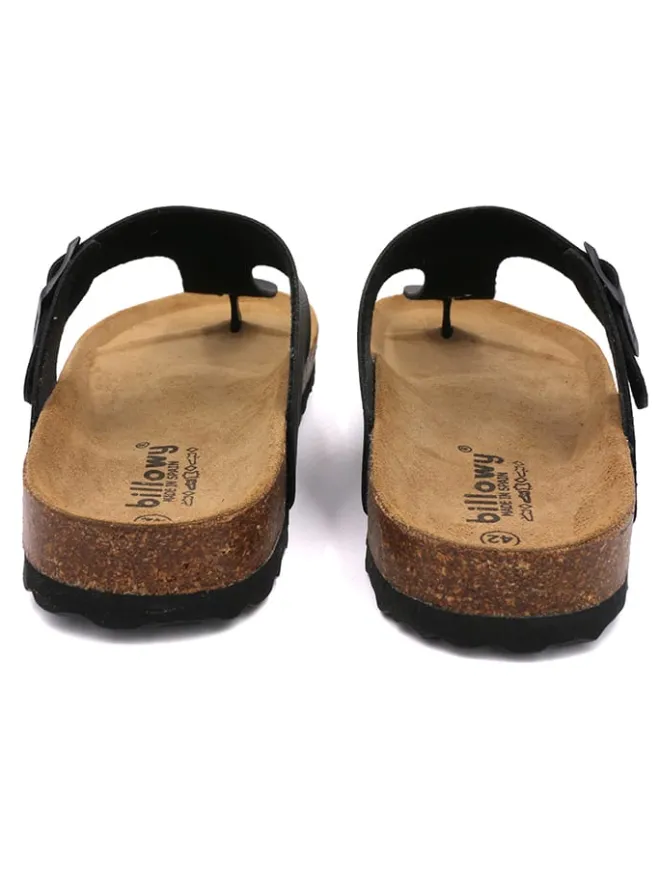 billowy Sandalen & Pantoletten^Zehentrenner in Schwarz