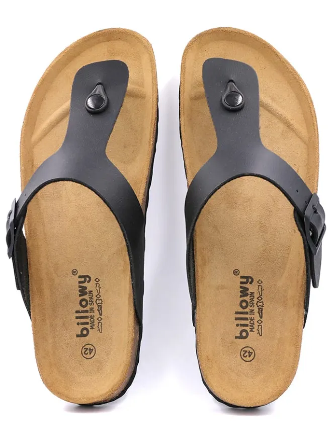 billowy Sandalen & Pantoletten^Zehentrenner in Schwarz