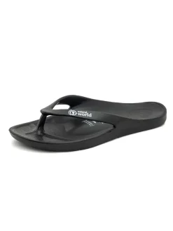 Zehentrenner in Schwarz>natural world Sale