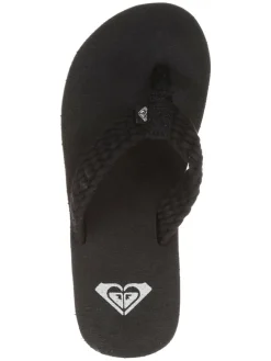 Roxy Sandalen·Zehensandalen^Zehentrenner in Schwarz