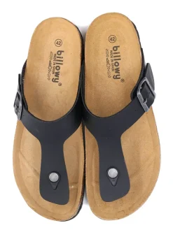 billowy Sandalen & Pantoletten^Zehentrenner in Schwarz