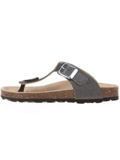 BIO PINGÜIN Sandalen·Zehensandalen^Zehentrenner in Schwarz