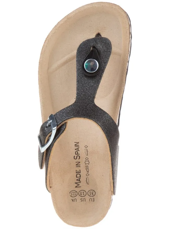 BIO PINGÜIN Sandalen·Zehensandalen^Zehentrenner in Schwarz