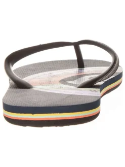 Quiksilver Sandalen & Pantoletten^Zehentrenner in Schwarz/ Dunkelblau