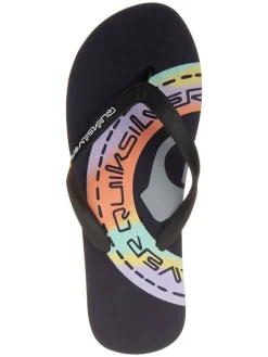 Quiksilver Sandalen & Pantoletten^Zehentrenner in Schwarz/ Dunkelblau