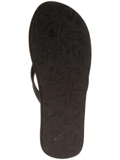 Quiksilver Sandalen & Pantoletten^Zehentrenner in Schwarz/ Dunkelblau