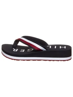 Tommy Hilfiger Shoes Sandalen^Zehentrenner in Schwarz/ Rot/ Weiß