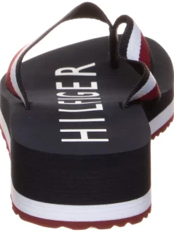 Tommy Hilfiger Shoes Sandalen^Zehentrenner in Schwarz/ Rot/ Weiß