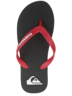 Zehentrenner in Schwarz/ Rot><noscript><img width=