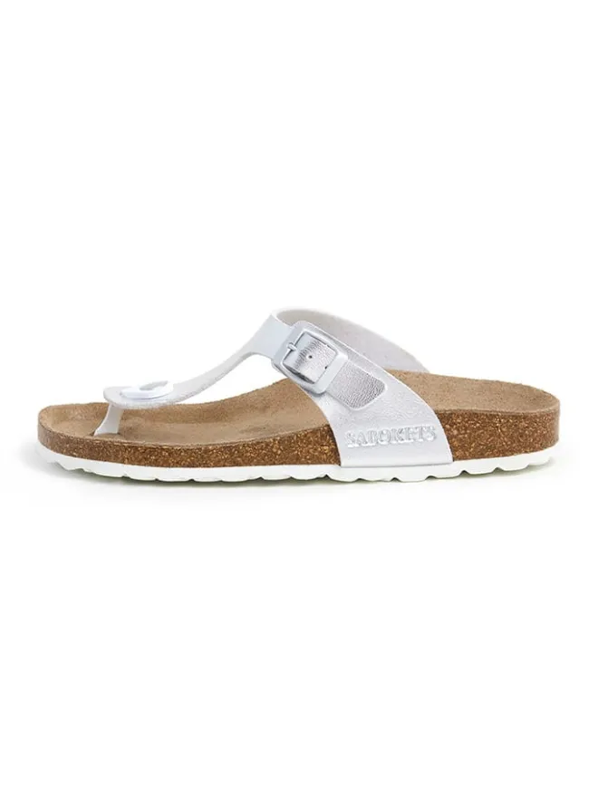 Zehentrenner in Silber>SABOKETS Sale