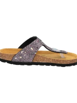 Zehentrenner in violett glitter><noscript><img width=